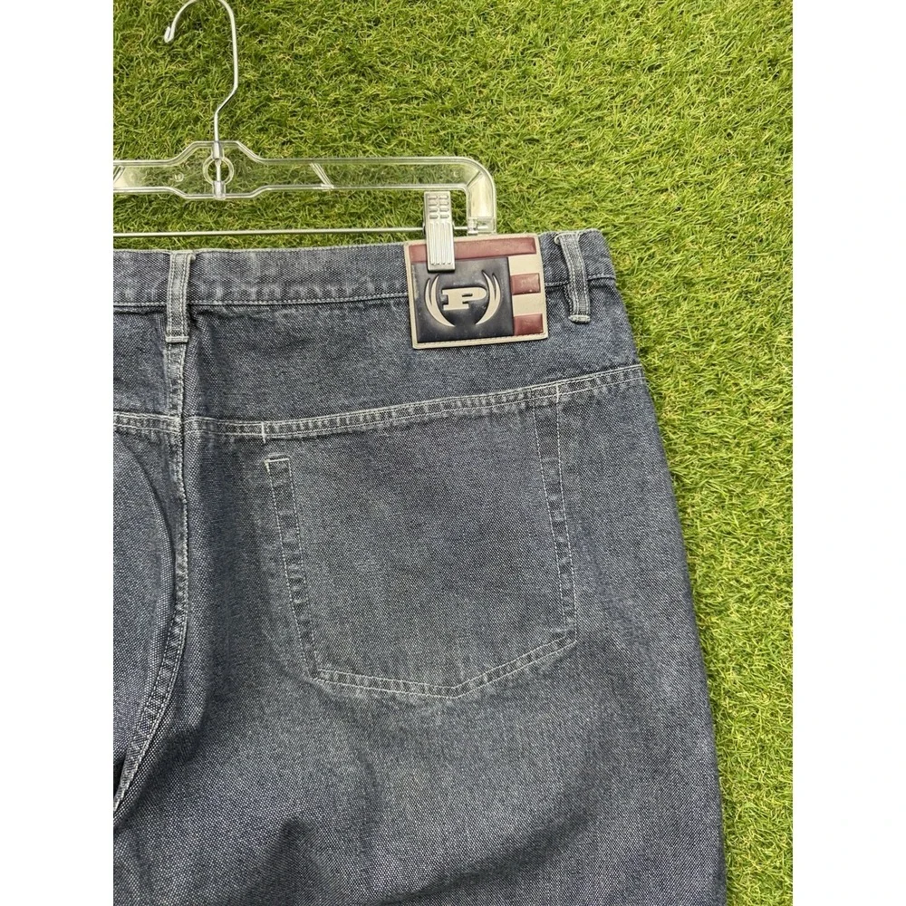 Vintage Phat Farm Jeans Mens 42x34 Blue Carpenter Loose Baggy Fit Y2K 90s Denim